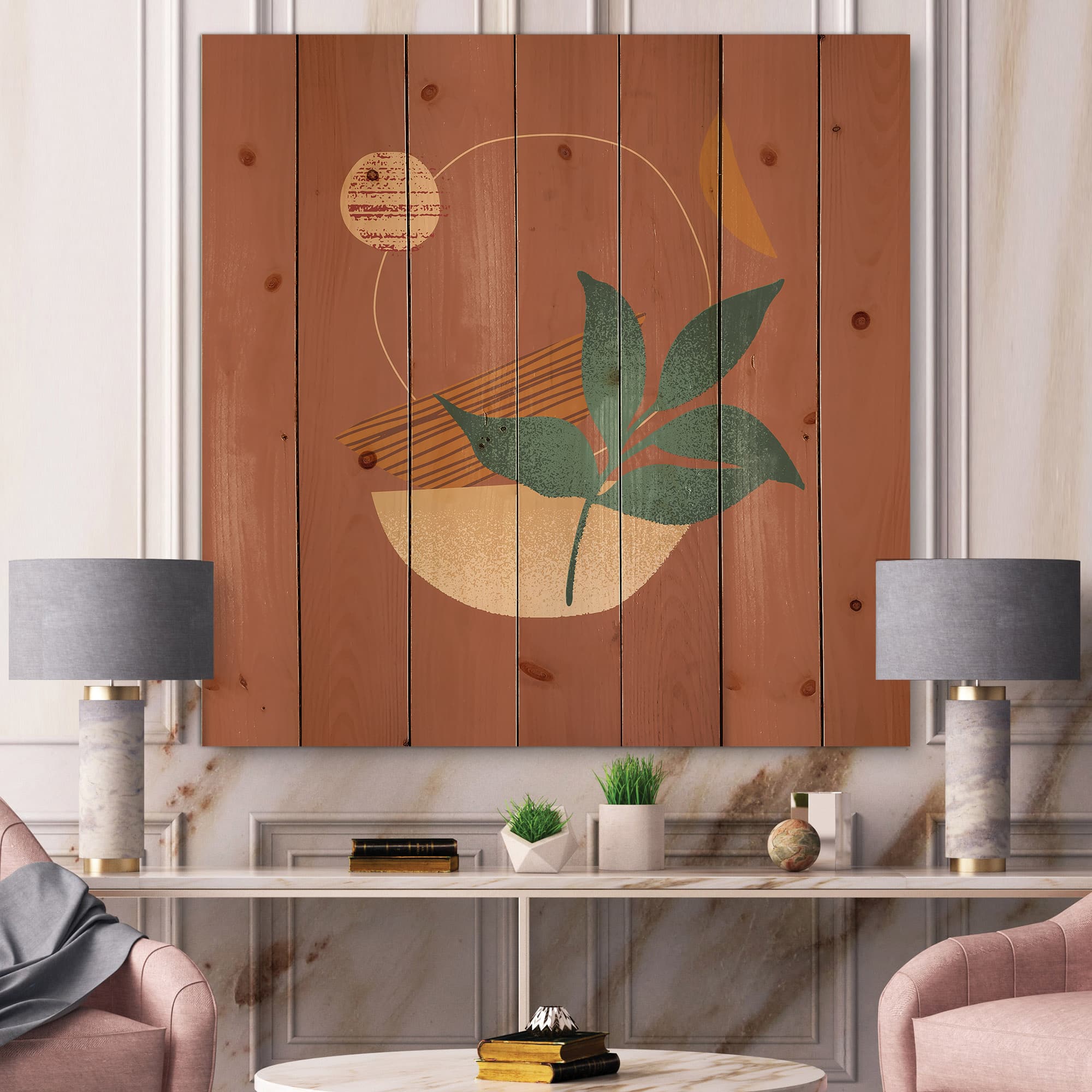 Designart - Tropical Leaf Silhouettes and Shapes III